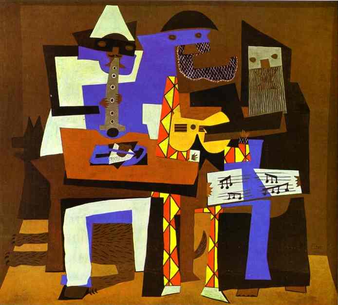 The Museum of Modern Art in New York - Three Musicians by Pablo Picasso