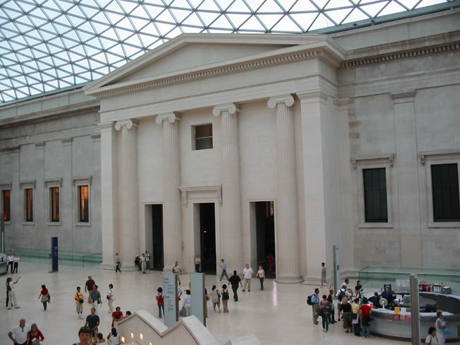 The British Museum in London - Interior view