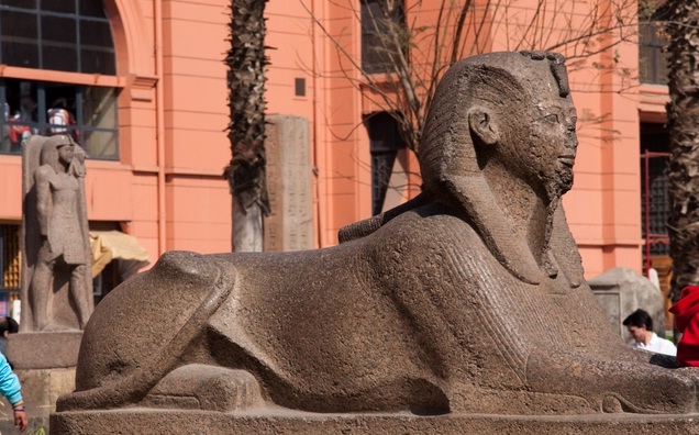 Egyptian Museum in Cairo - At the Egyptian Museum