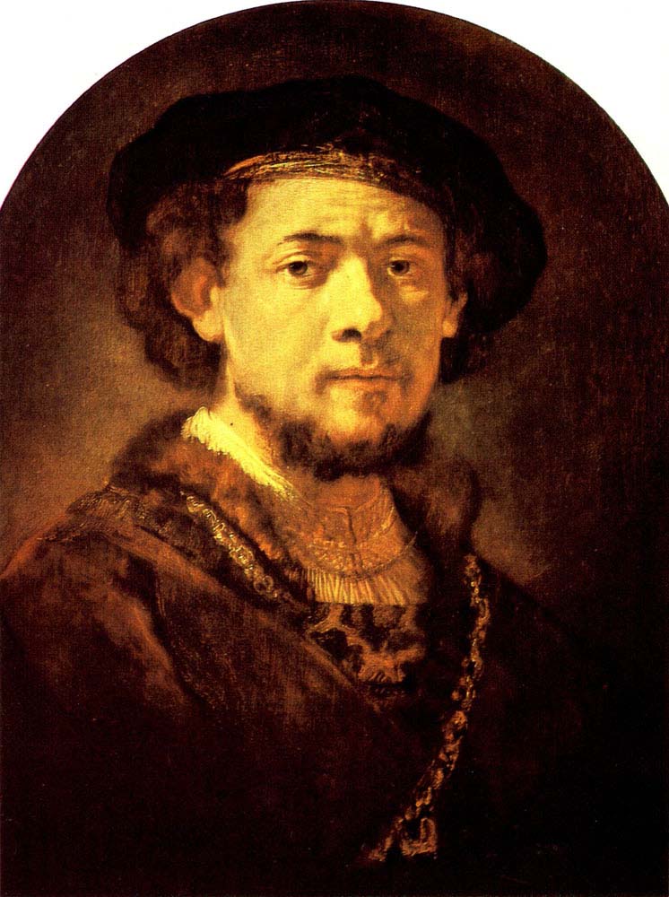 Sao Paolo Museum of Art - Self-Portrait with a Golden Chain by Rembrandt
