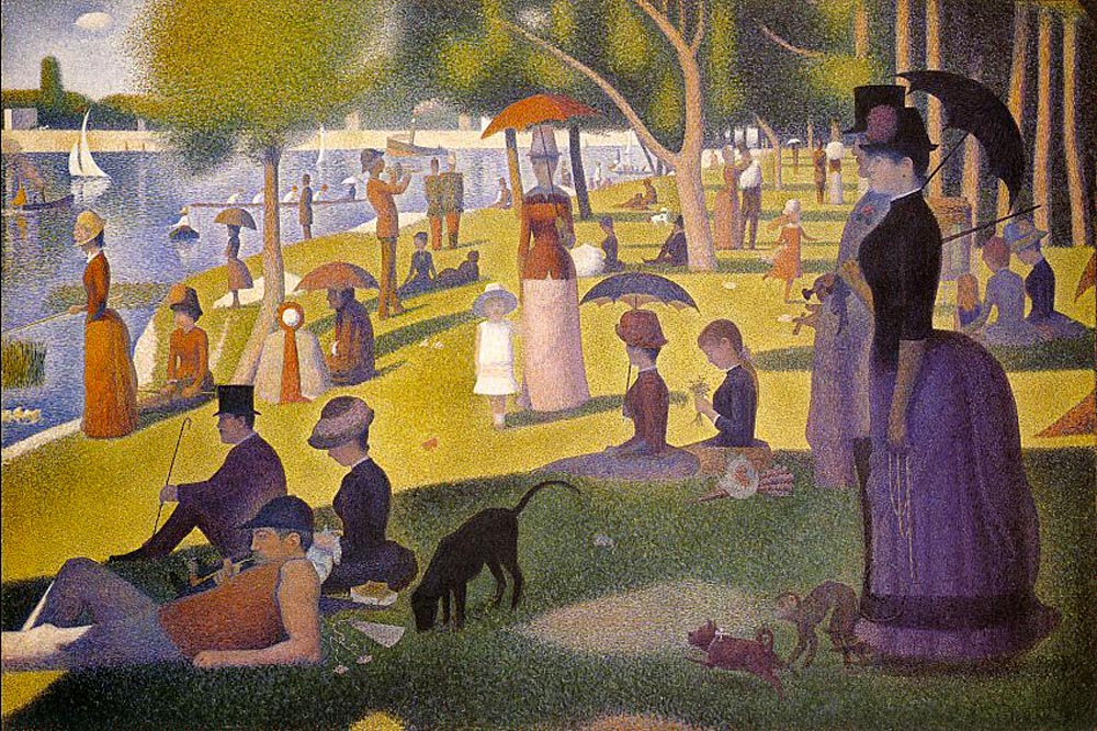 Art Institute of Chicago - Sunday Afternoon on the Island of La Grande Jatte by Georges Seurat