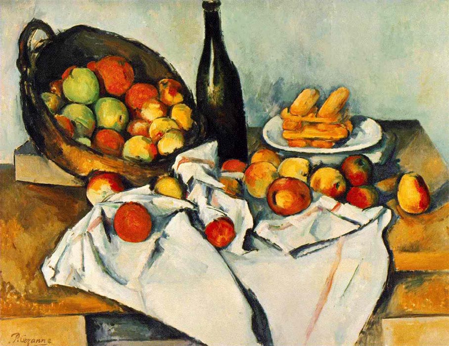 Art Institute of Chicago - The Basket of Apples by Paul Cezanne