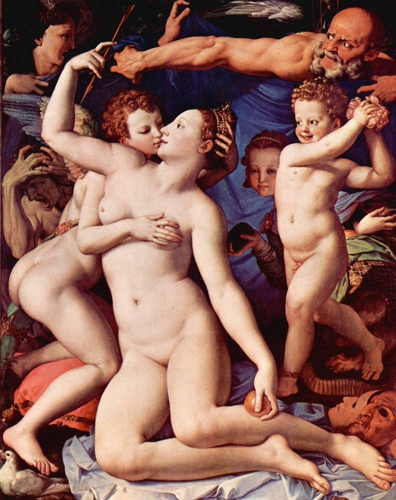 National Gallery of London - An Allegory with Venus and Cupid by Bronzino