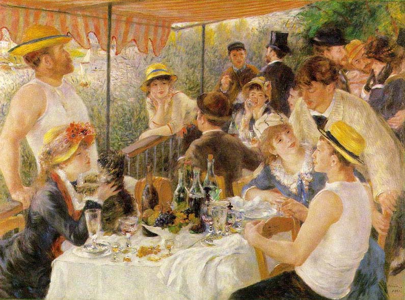 National Gallery of London - Boating Party by Pierre-Auguste Renoir