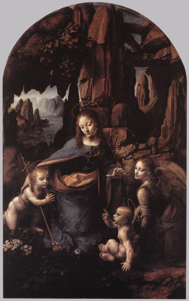 National Gallery of London - The Virgin on the Rocks by Leonardo da Vinci