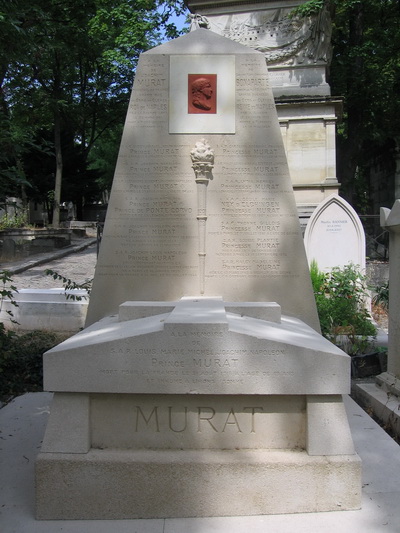 Pere Lachaise Cemetery in Paris, France - Joachim Murat