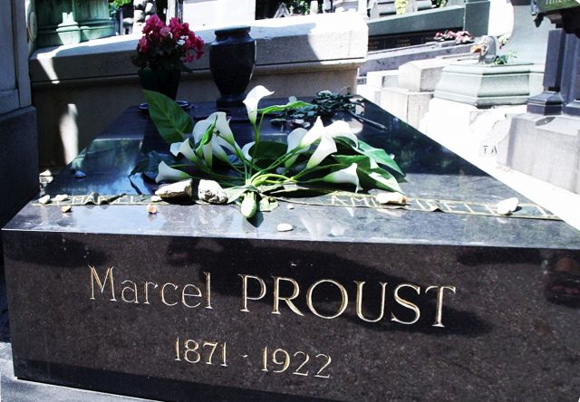 Pere Lachaise Cemetery in Paris, France - Marcel Proust grave