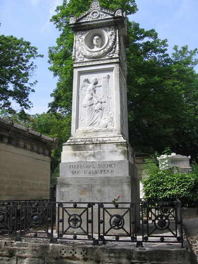 Pere Lachaise Cemetery in Paris, France - Marechal Suchet