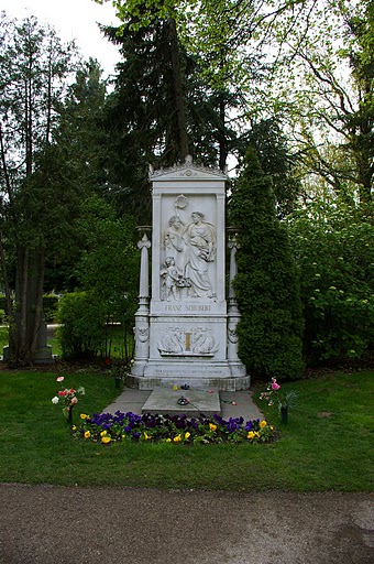 Zentralfriedhof in Vienna, Austria - Grave of Franz Schubert