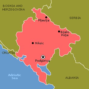 Montenegro - Montenegro map