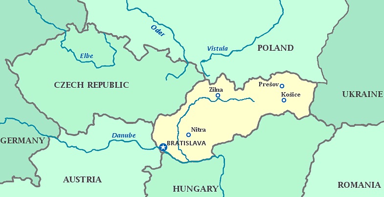 Slovakia - Map of Slovakia