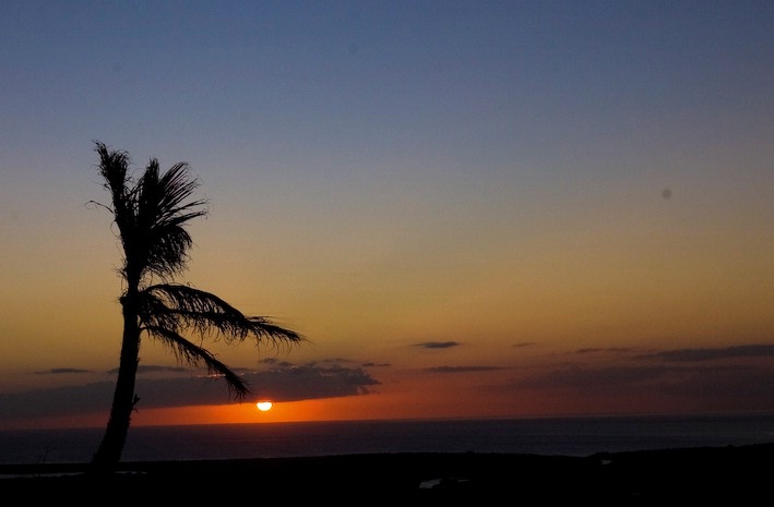 Trinidad  - Beautiful sunset over Trinidad