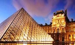 Paris - Pyramid of Louvre Museum