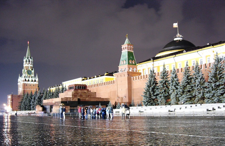 Moscow, capital of Russia - Red Square at night