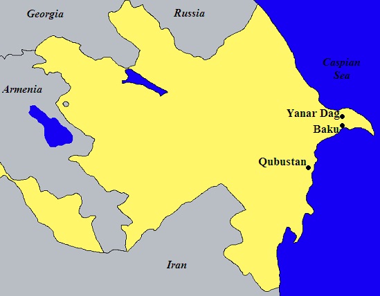 Azerbaijan - Map of Azerbaijan