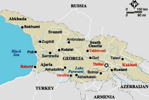 Georgia - Map of Georgia