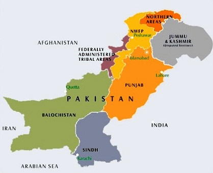 Pakistan - Map of Pakistan