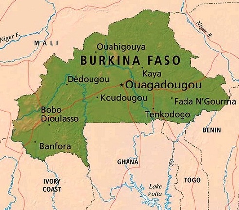 Burkina Faso - Map of Burkina Faso