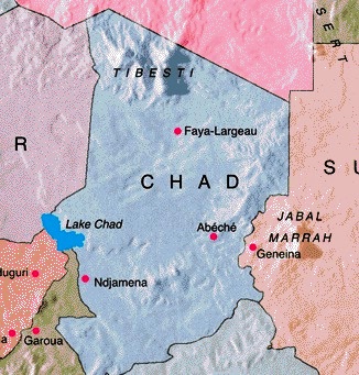 Chad - Map of Chad