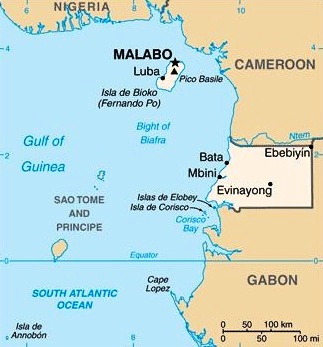 Equatorial Guinea - Map