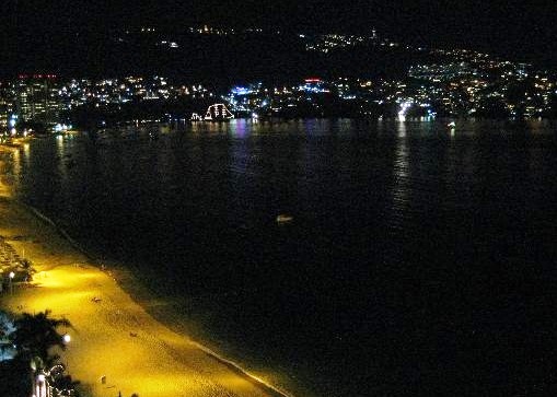 Copacabana beach - Night view