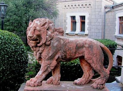 The Yusupov Palace and Park Complex - Lion sculpture