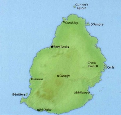 Mauritius - Map