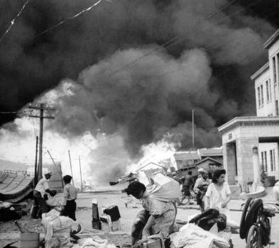 Fukui earthquake in June 28, 1948 - Uncontroled fires
