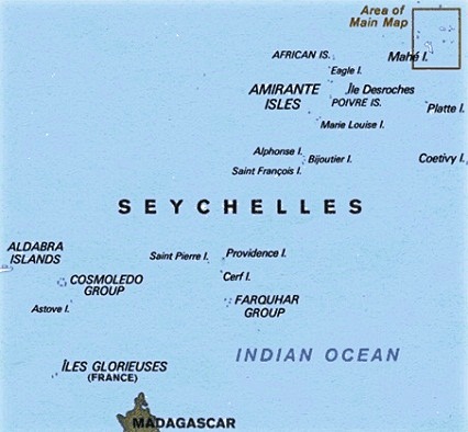 Seychelles - Map of Seychelles