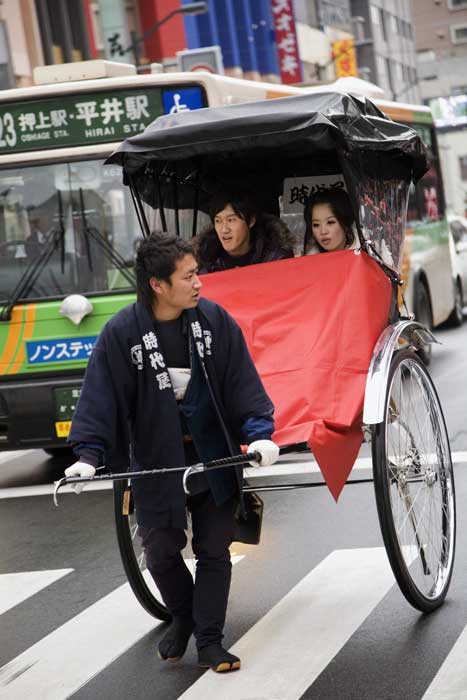 Tokyo - Rickshaws in Tokyo