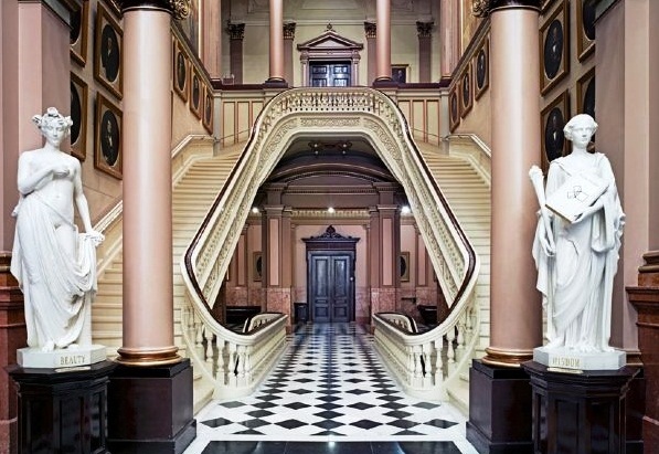 Masonic Temple - Staircase design