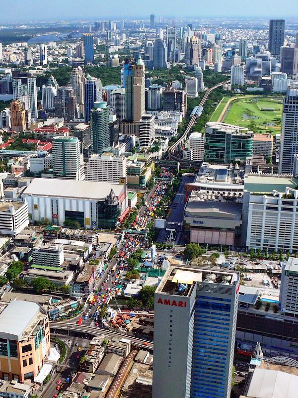 Bangkok in Thailand - Aerial view