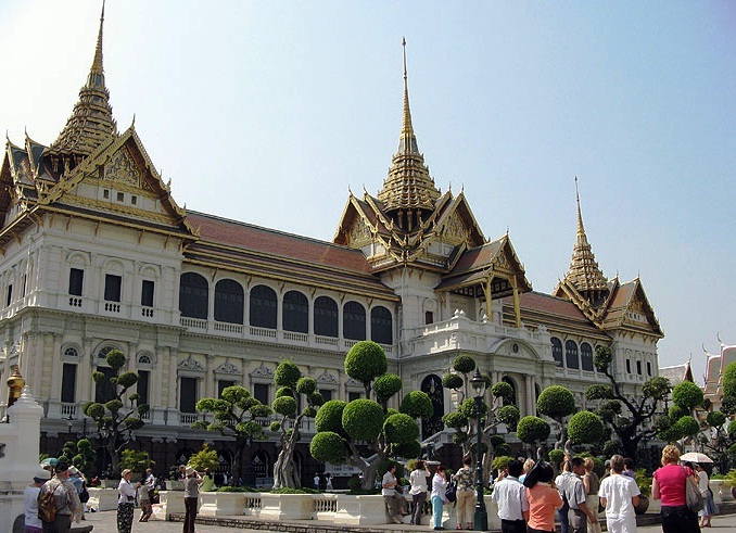 Bangkok in Thailand - Grand Palace view