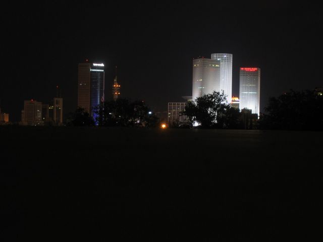 Tel Aviv in Israel - Night view of the city