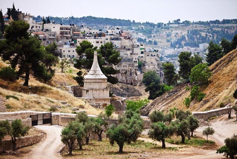 Jerusalem in Israel - View of Jerusalem from the Mount of Olives