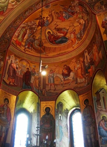 Putna Monastery - Interior view