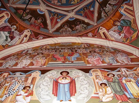 Putna Monastery - Interior view