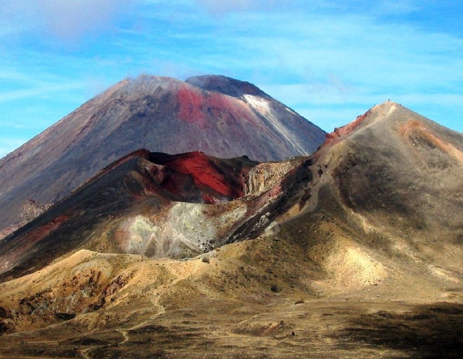   The Tongariro National Park  - Ruapehu volcano