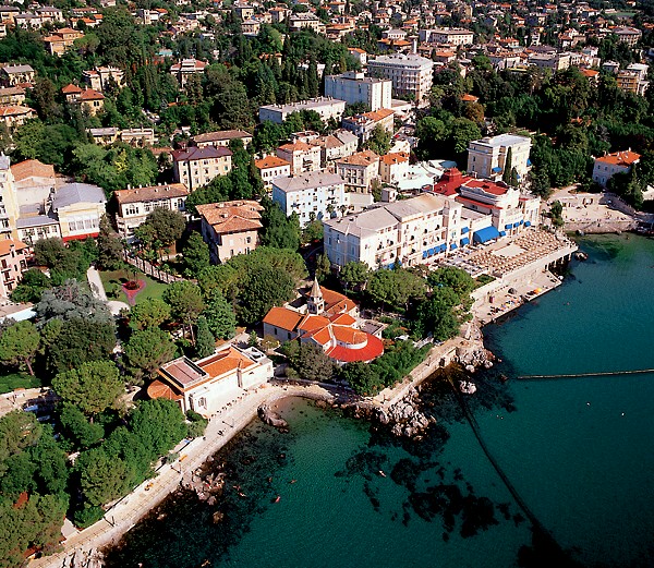 Opatija in Croatia - Aerial view