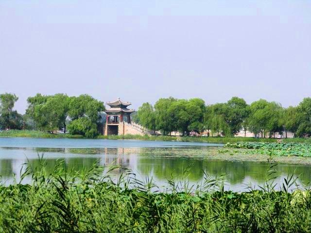 Beijing in China - Park view in Beijing