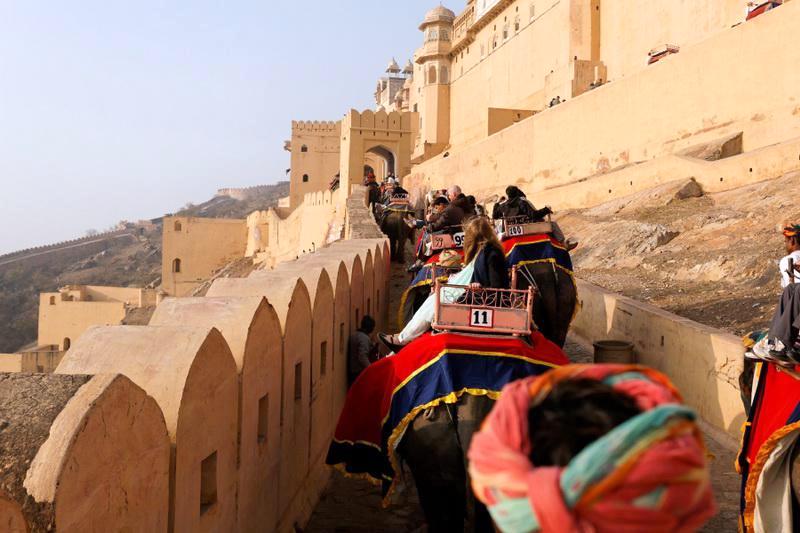 Jaipur in India - Getting to Amber Fort