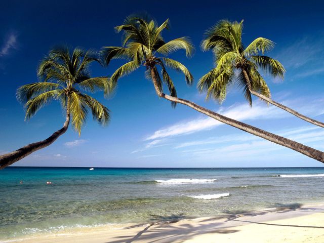 Barbados in Caribbean - Kings Beach on West Coast