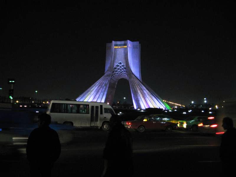 Tehran in Iran - Azadi Tower