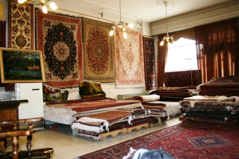 Tehran in Iran - Persian carpets