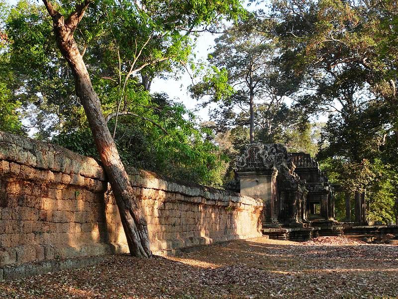 Angkor Wat in Cambodia - Ancient walls
