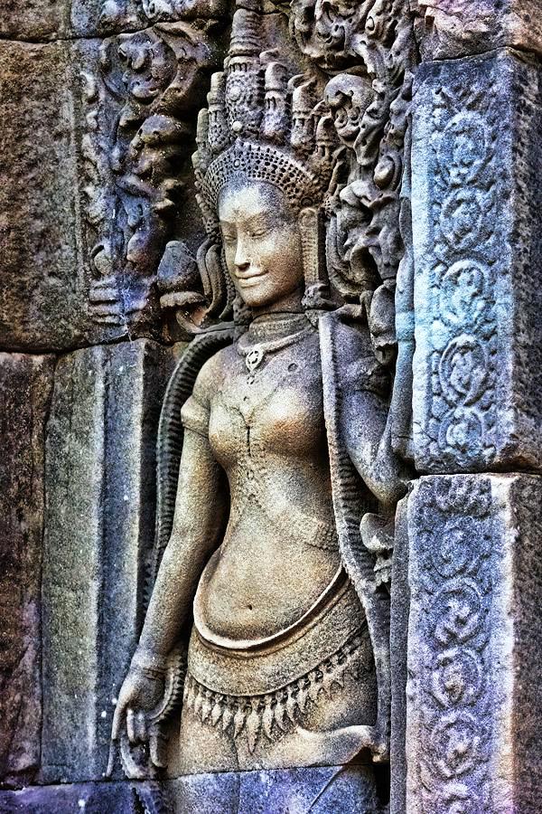 Angkor Wat in Cambodia - Bas-relief