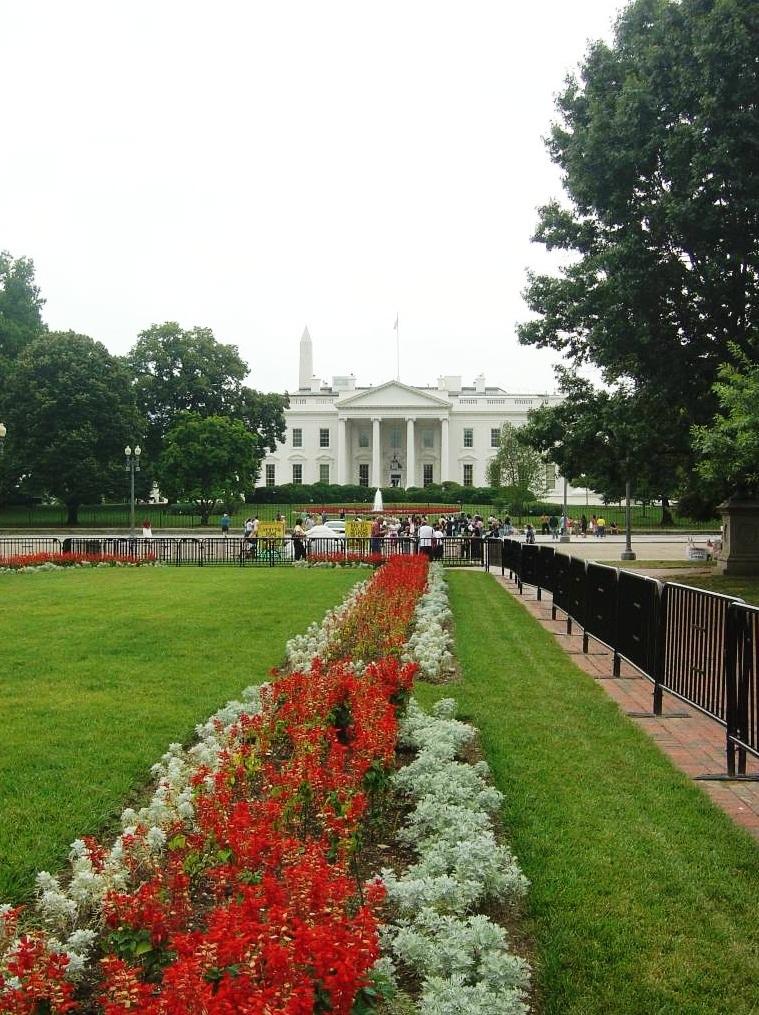 White House - Garden view