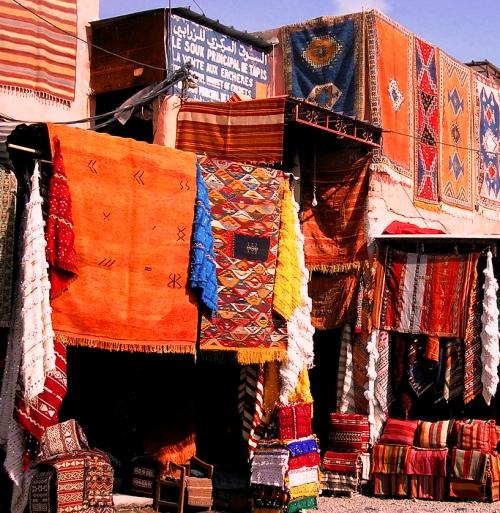 Marrakech city, Morocco - Colorful decorative stuff