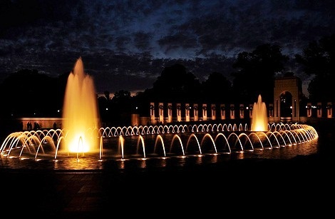 World War II Memorial - Night view