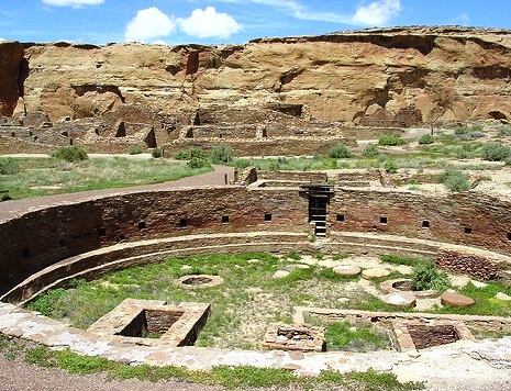 Chaco Canion National Historic Park - Pitoresque view